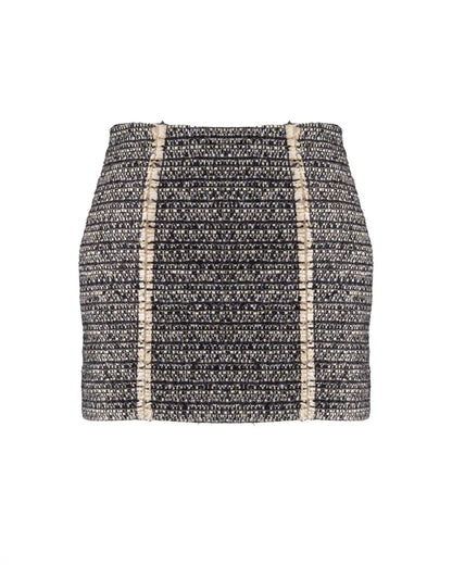 Balenciaga woven tweed mini skirt Balenciaga