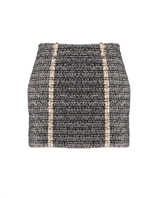 Balenciaga woven tweed mini skirt Balenciaga