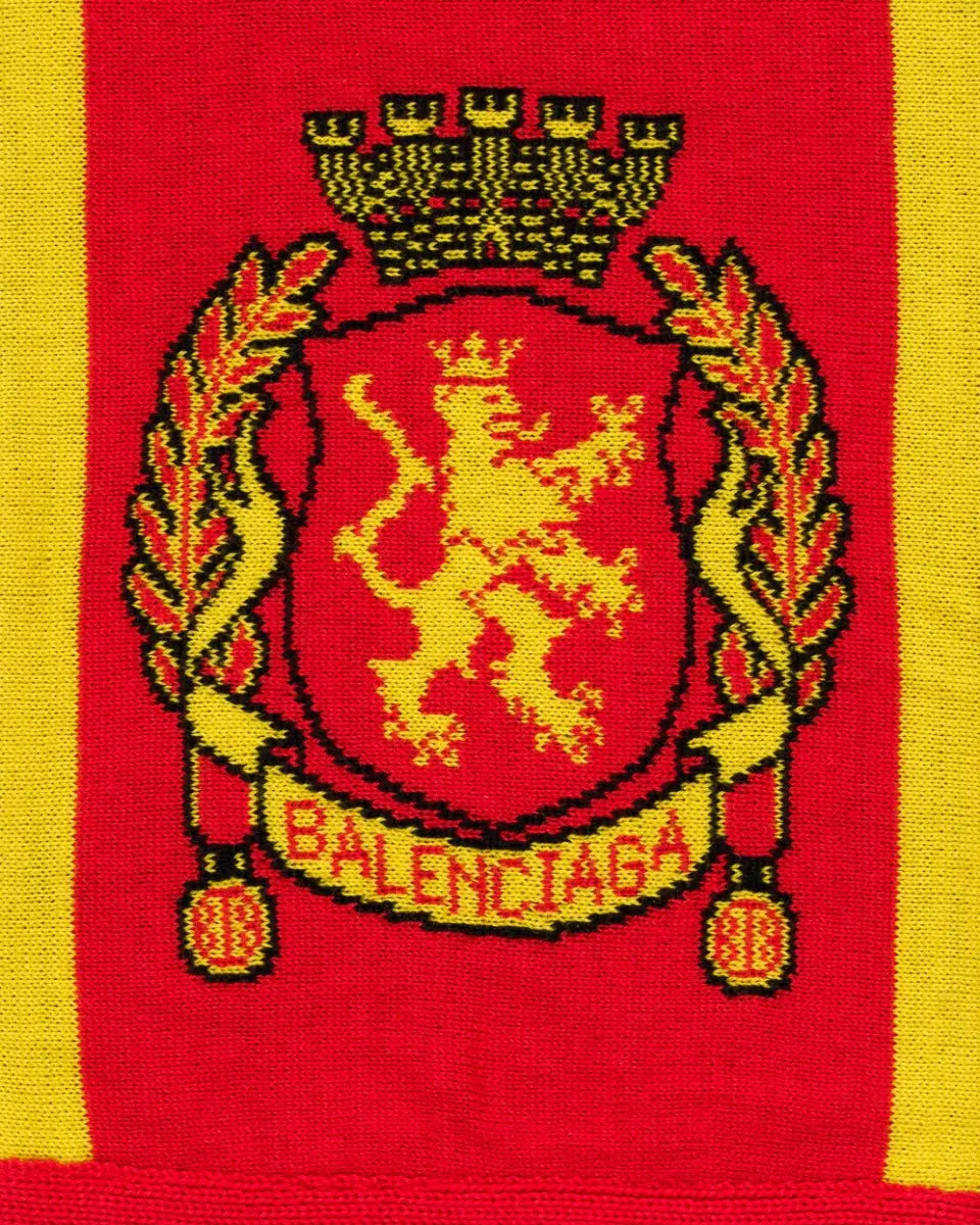 Balenciaga x Adidas soccer logo scarf