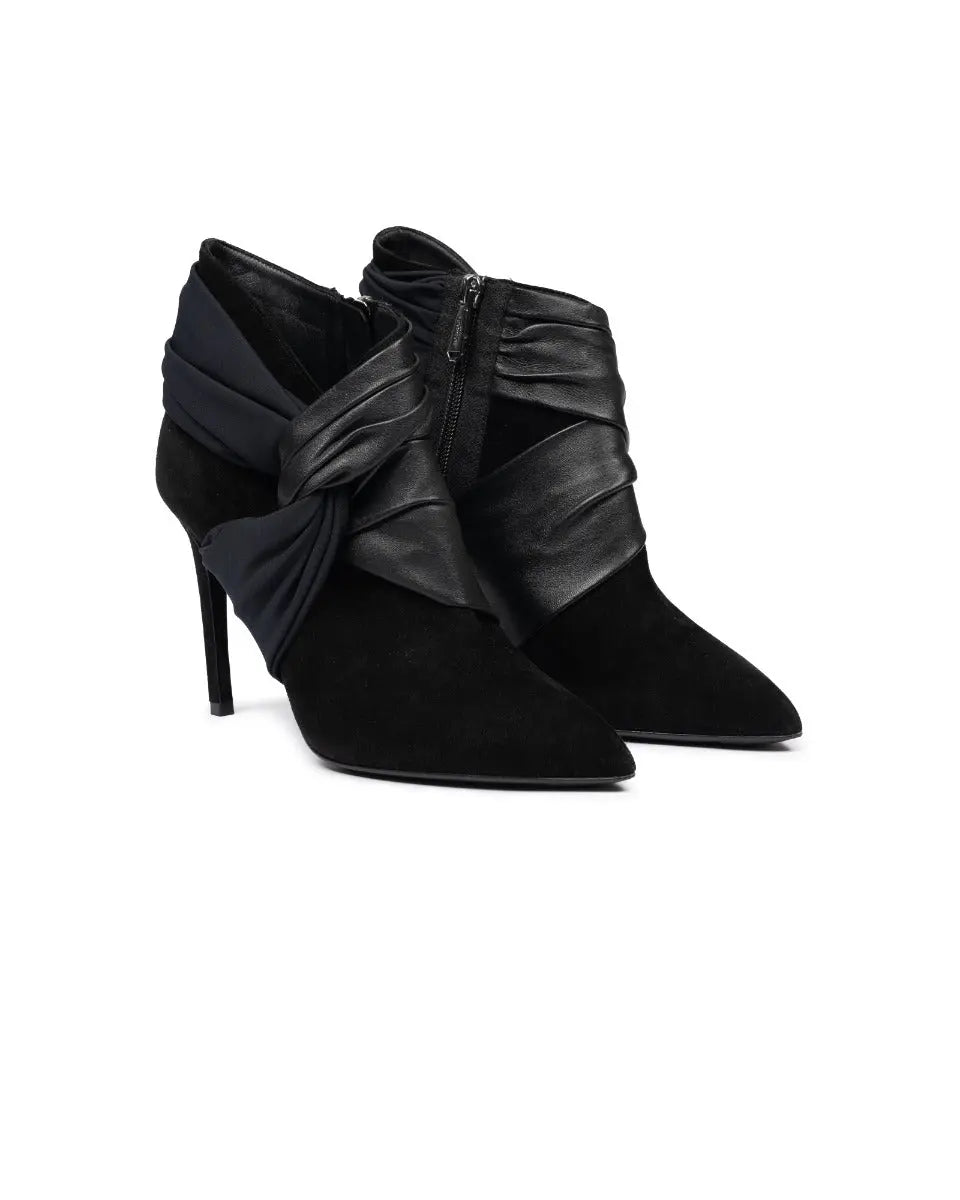 Balmain knot-lace heels