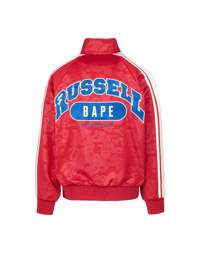 Bape x Russel spellout logo track jacket Bape