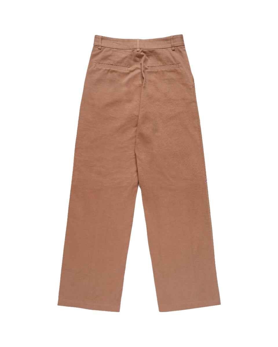 BLUEMARBLE sequin slit beige pants