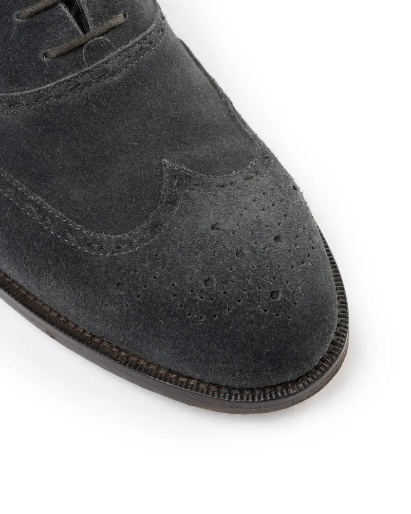 Bottega Venea Goofy Brogues suede oxford shoes thumbnail