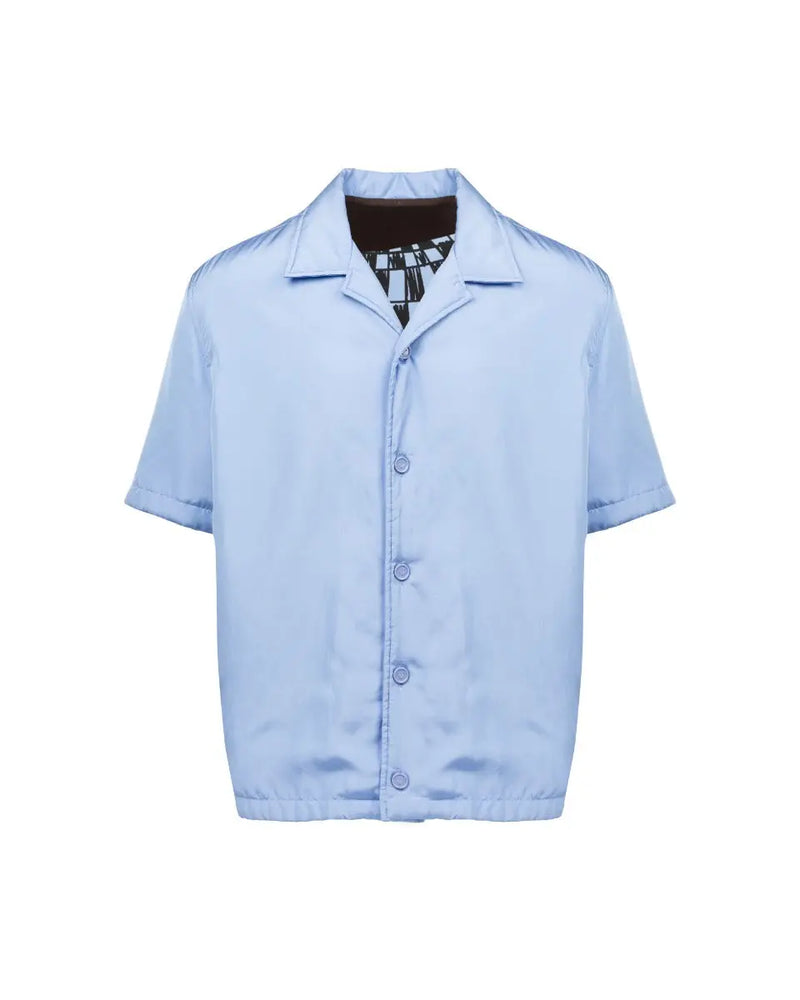 Bottega Veneta car print bowling shirt thumbnail