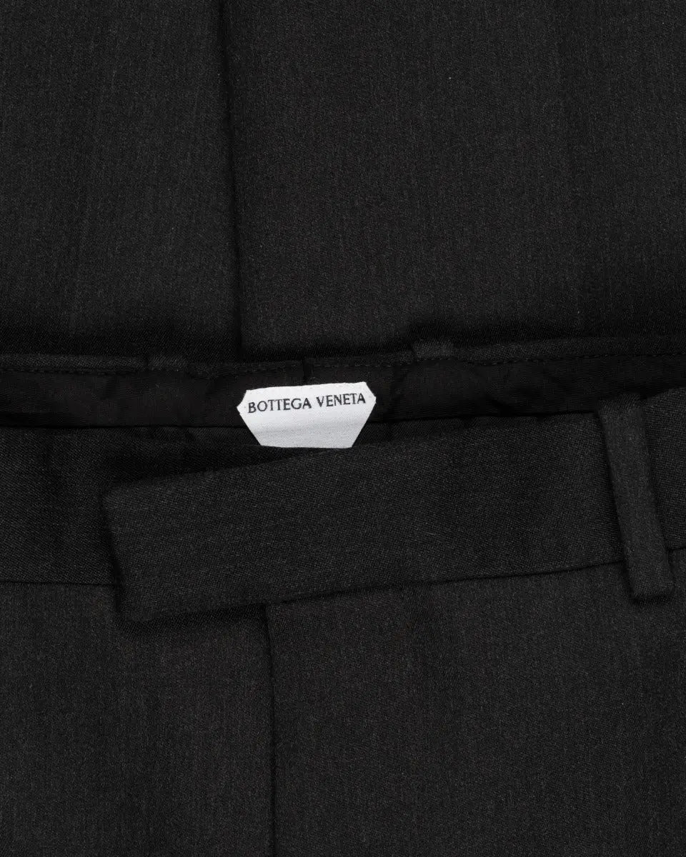 Bottega Veneta compact wool slim tailored pants