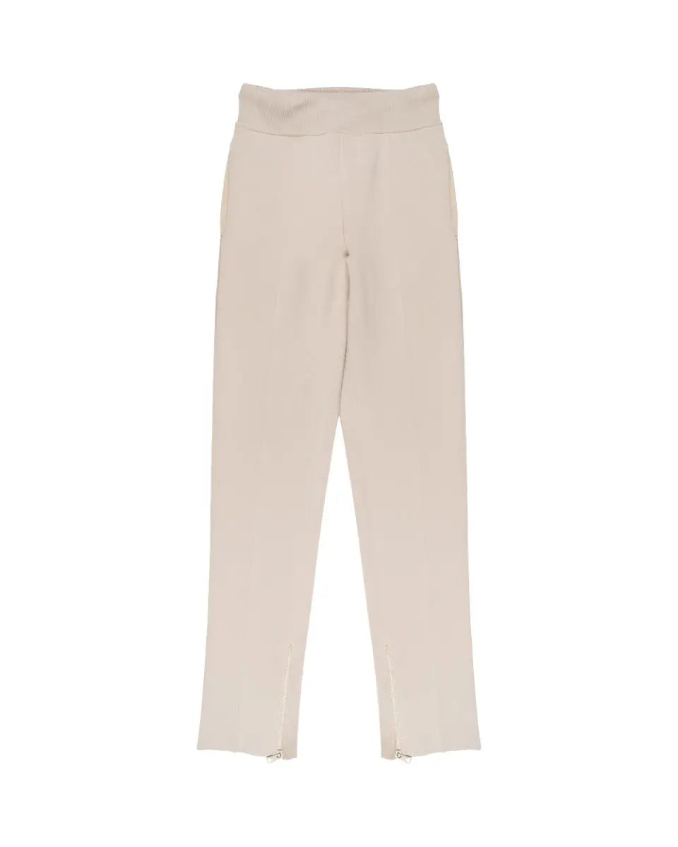 Bottega Veneta flare-zip casual sweatpants