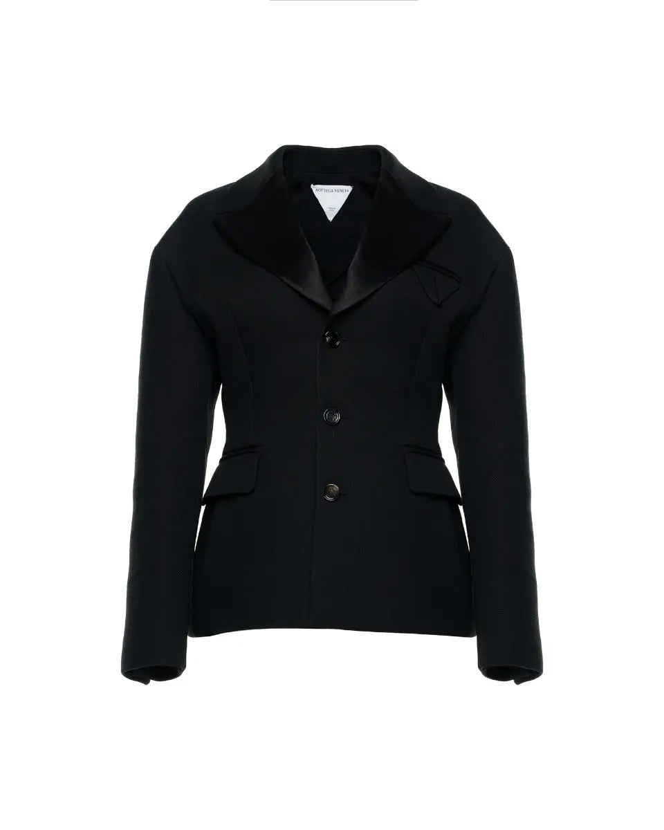 Bottega Veneta hourglass single-breasted blazer jacket Bottega Veneta