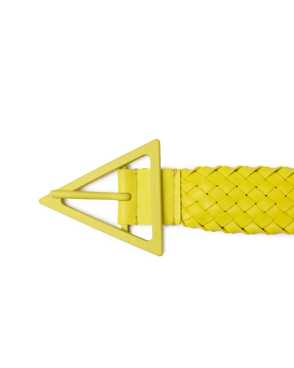 Bottega Veneta intreccio rubber belt