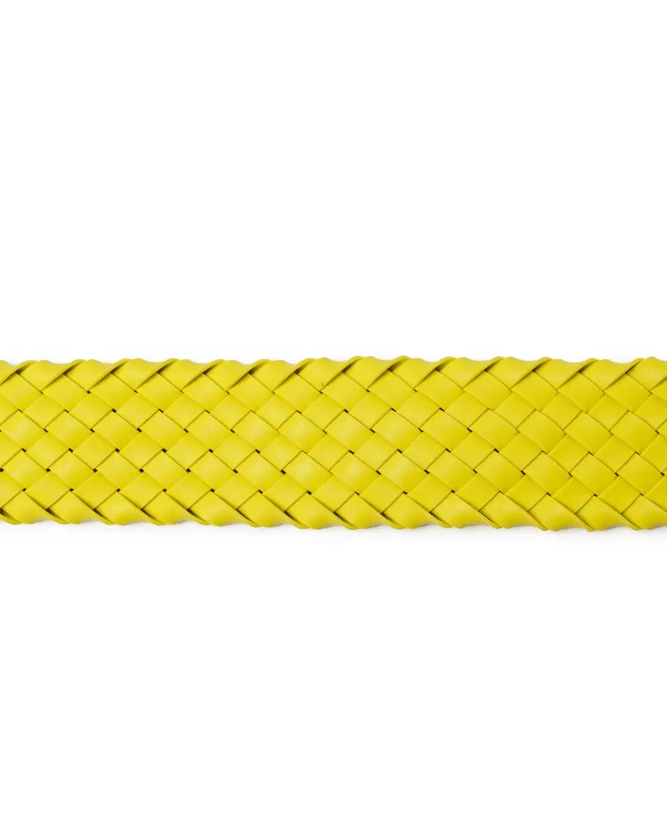 Bottega Veneta intreccio rubber belt
