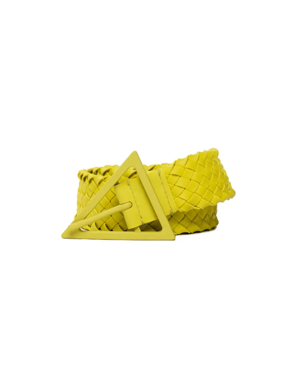 Bottega Veneta intreccio rubber belt