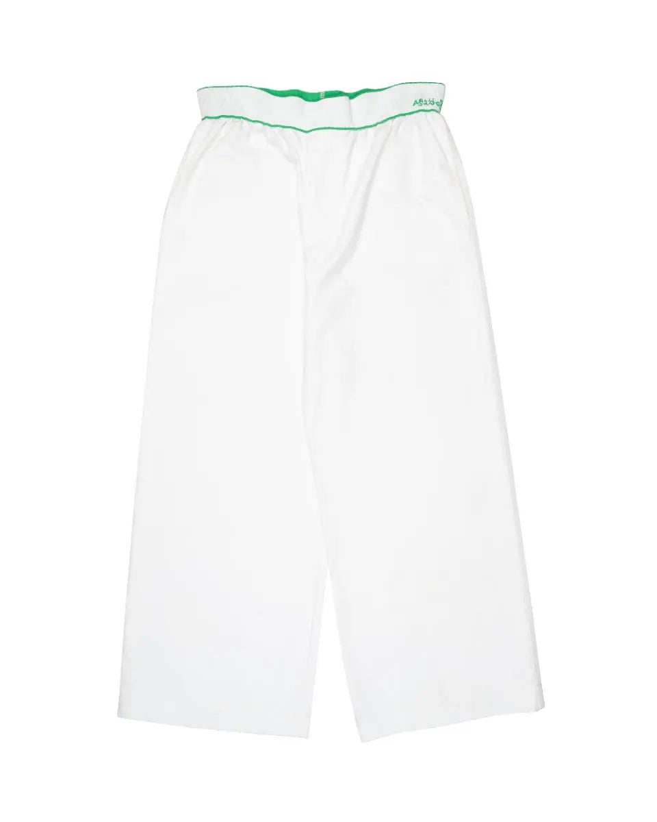 Bottega Veneta multipocket blanc cargo pants