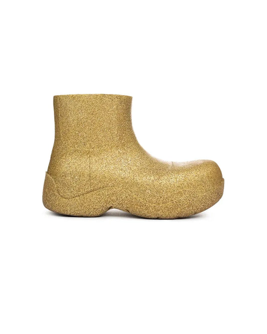 Bottega Veneta Puddle golden ankle boots Bottega Veneta