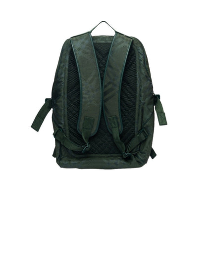 Burbbery Vine Green nylon-blend checked backpack Burberry