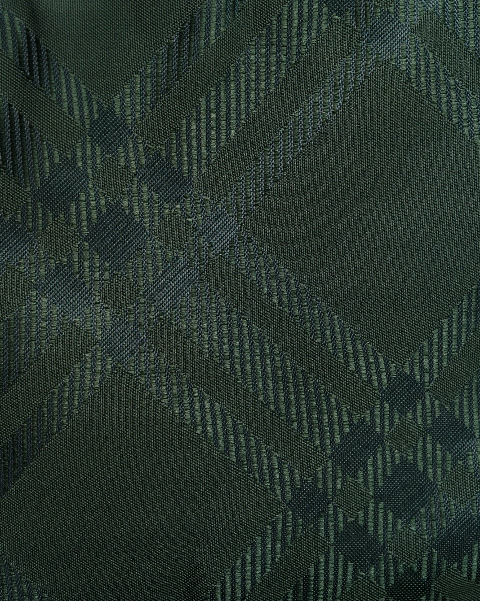 Burbbery Vine Green nylon-blend checked backpack