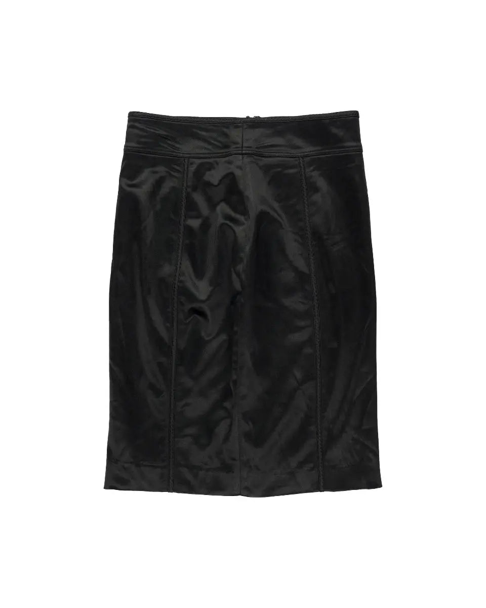 Burberry paneled silk mini skirt Burberry