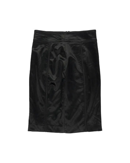 Burberry paneled silk mini skirt Burberry