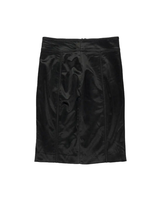 Burberry paneled silk mini skirt Burberry