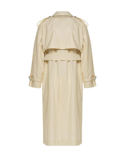 Burberry Prorsum gabardine double-breasted belted trench coat Burberry