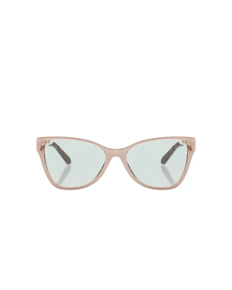 Bvlgari Cat-eye Blush-pink mirror sunglasses Bvlgari