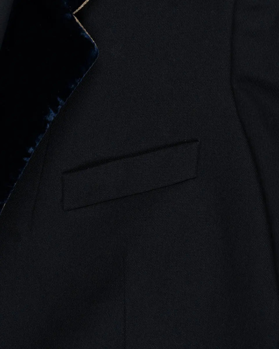 Roberto Cavalli velvet lapels blazer jacket Roberto Cavalli