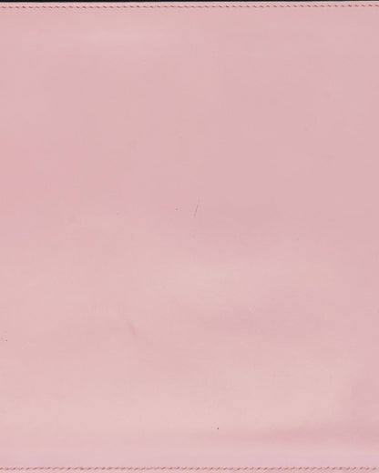 Celine pink patent leather clutch handbag Celine
