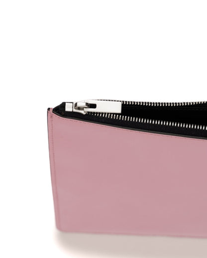 Celine pink patent leather clutch handbag Celine