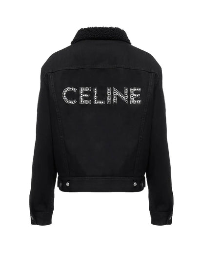 Celine studded logo trucker jacket Celine