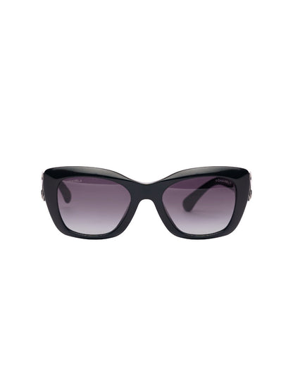 Chanel Rectangle black sunglasses Chanel