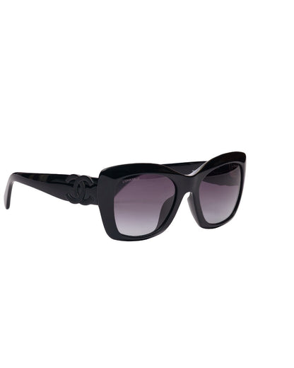 Chanel Rectangle black sunglasses Chanel