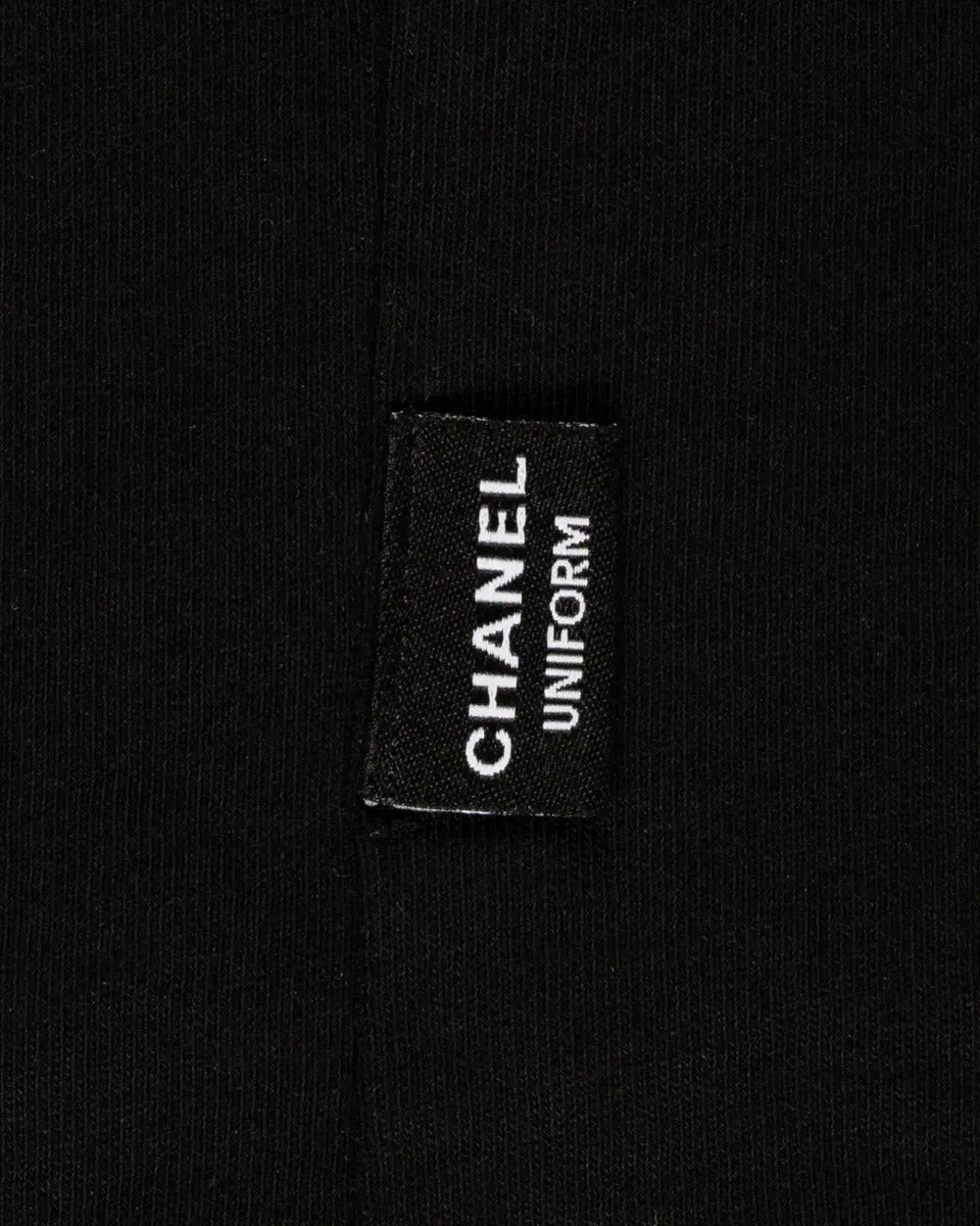 Chanel Uniform velvet logo spell-out long sleeve t-shirt Chanel