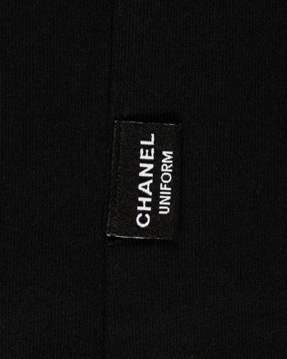 Chanel Uniform velvet logo spell-out long sleeve t-shirt Chanel