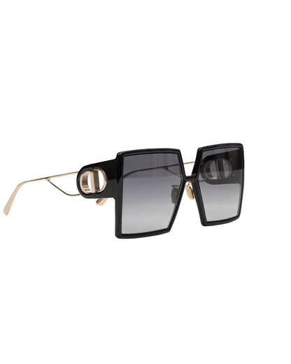 Christian Dior 30 Montaigne black/gold two-tone sunglasses Dior