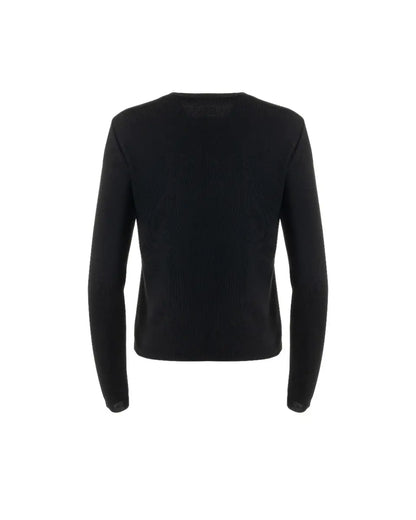 Christian Dior houndstooth-panelled laine crewneck sweater Dior