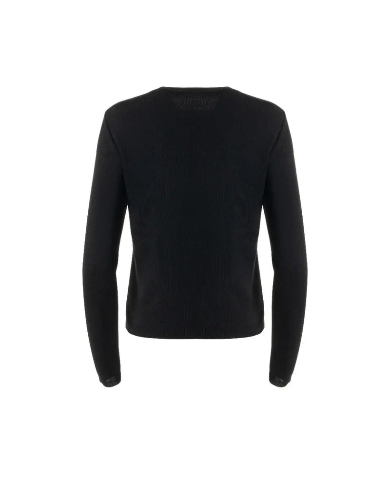 Christian Dior houndstooth-panelled laine crewneck sweater thumbnail