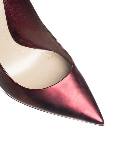 Christian Dior metallic red heels Dior