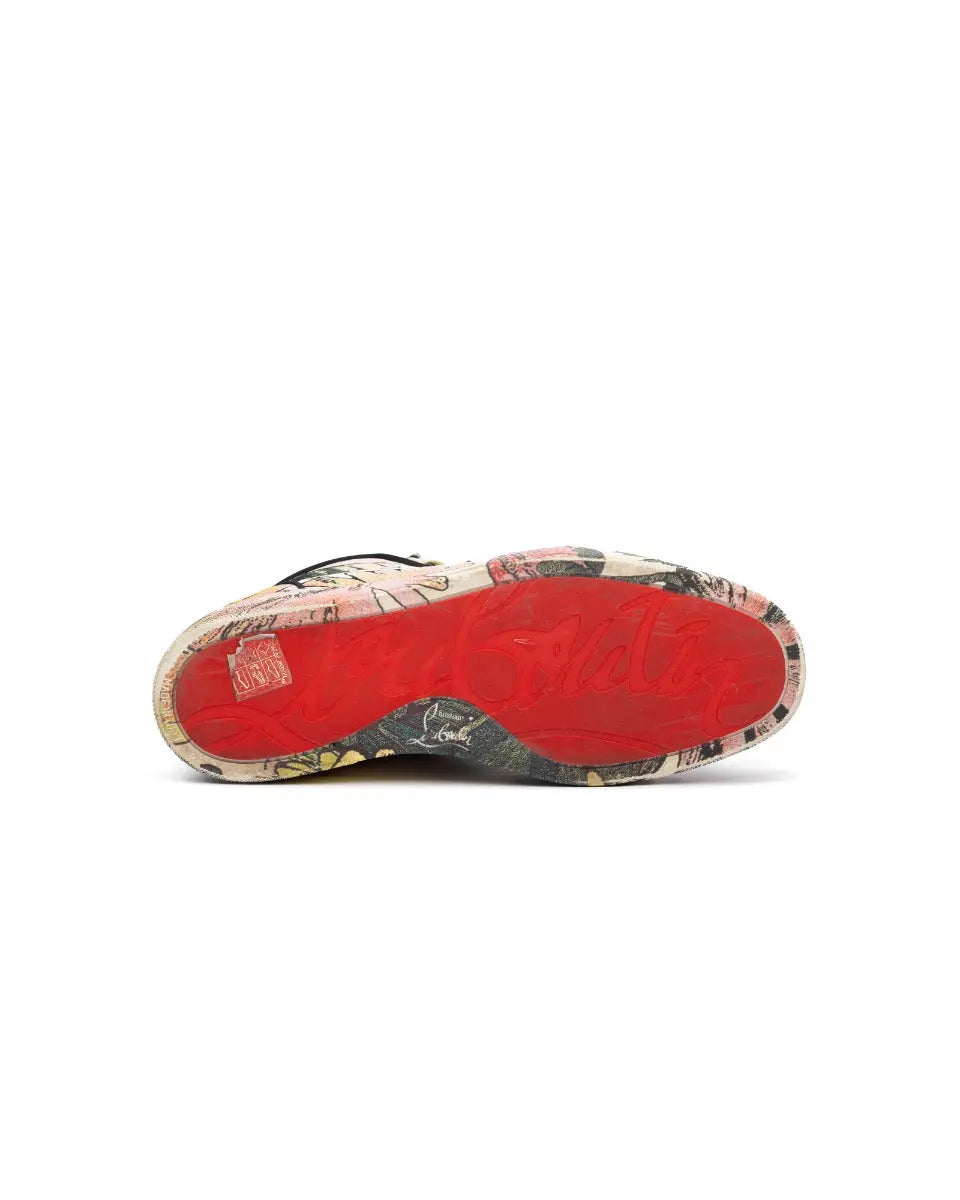 Christian Louboutin Fun Louis Floral canvas sneakers