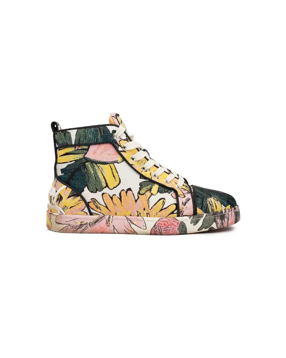 Christian Louboutin Fun Louis Floral canvas sneakers