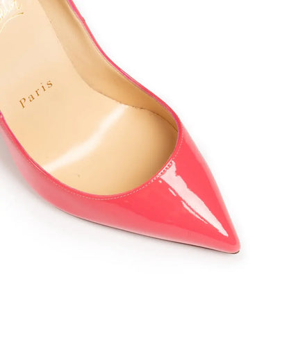 Christian Louboutin Pigalle 120 patent leather hot pink heels Christian Louboutin