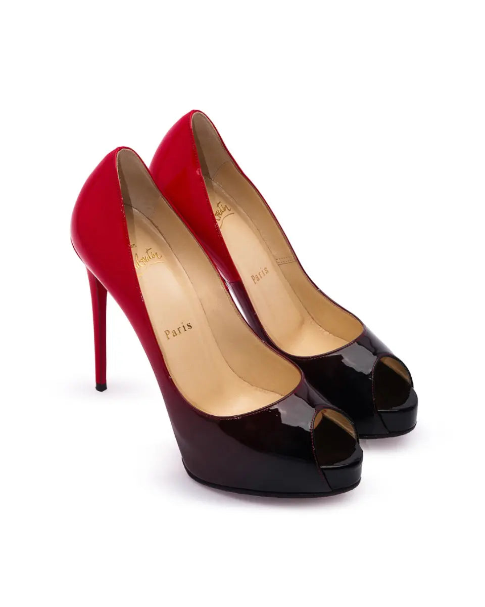 Christian Louboutin Very Prive gradient red 120 heels
