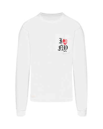Chrome Hearts "I <3 NY" pocket long sleeve t-shirt Chrome Hearts