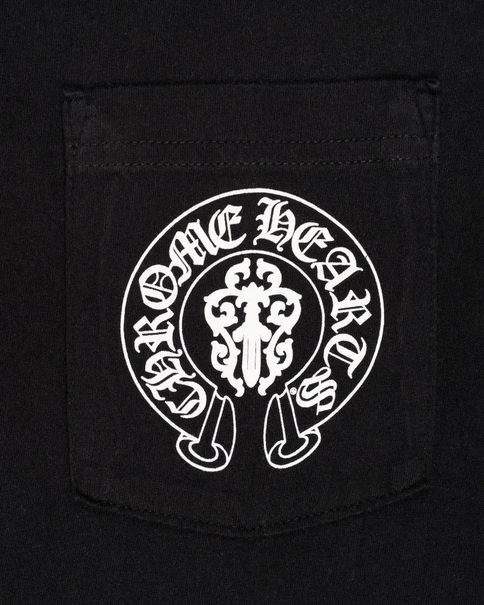 Chrome Hearts Dagger American flag pocket t-shirt