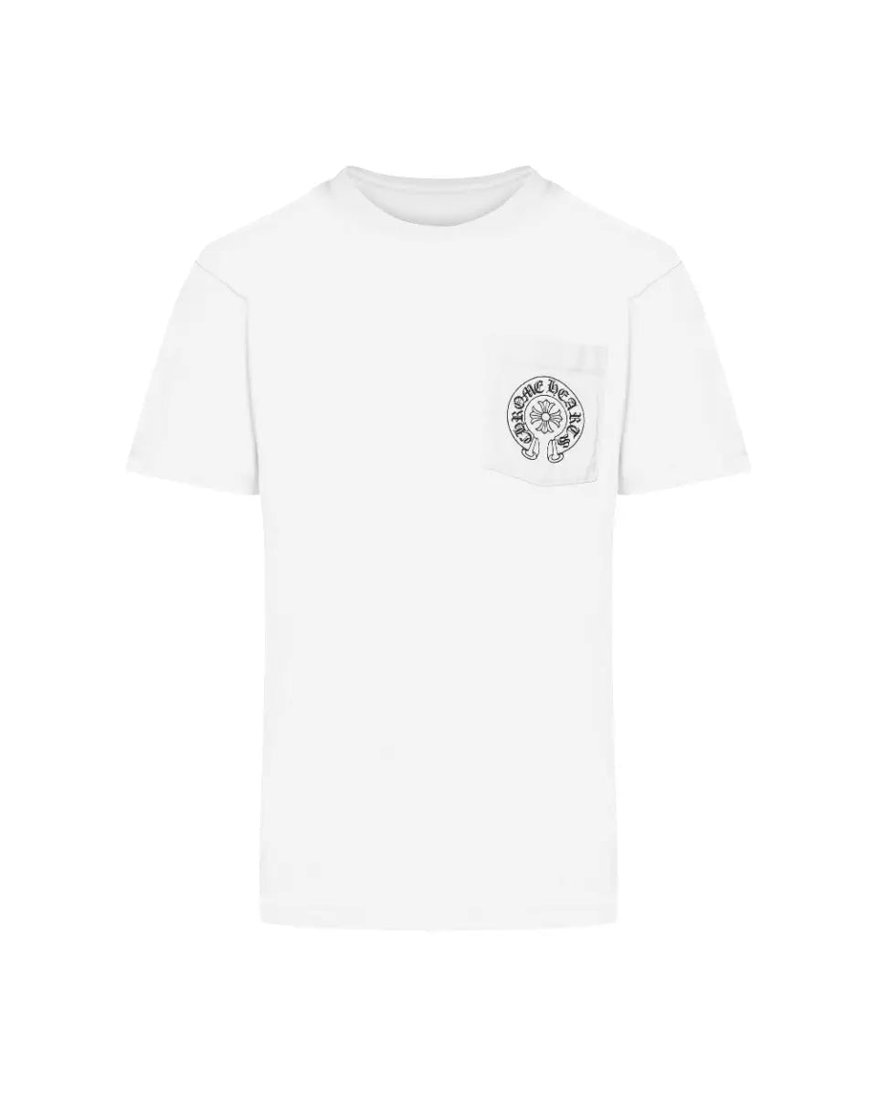 Chrome Hearts Hong Kong exclusive horseshoe logo pocket t-shirt Chrome Hearts