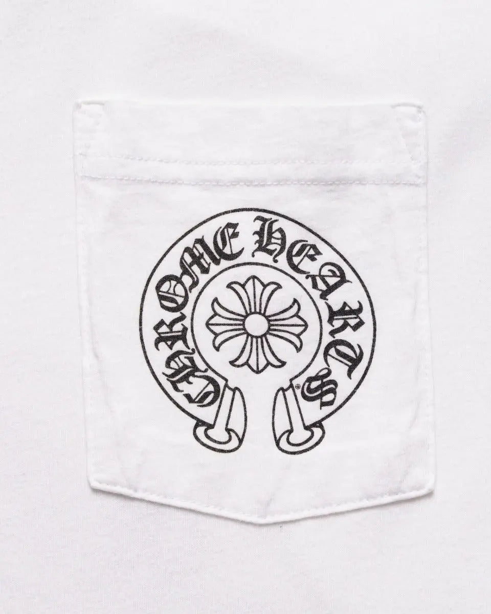 Chrome Hearts Hong Kong exclusive horseshoe logo pocket t-shirt