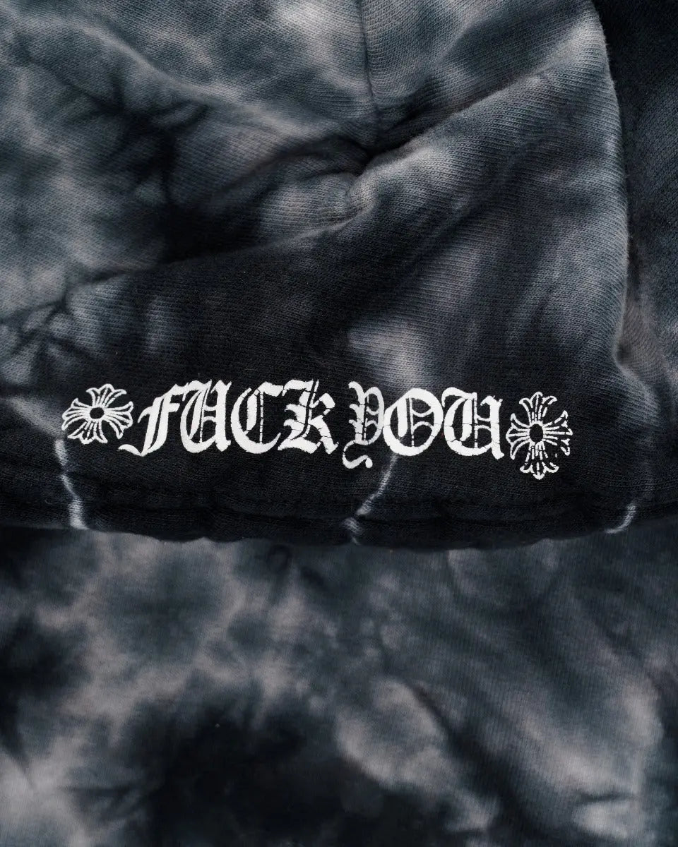 Chrome Hearts Horseshoe tie dye hoodie