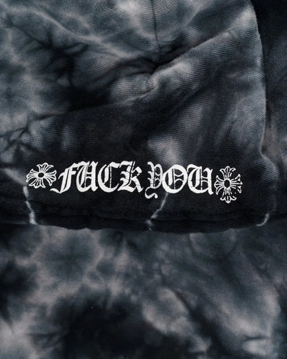 Chrome Hearts Horseshoe tie dye hoodie Chrome Hearts