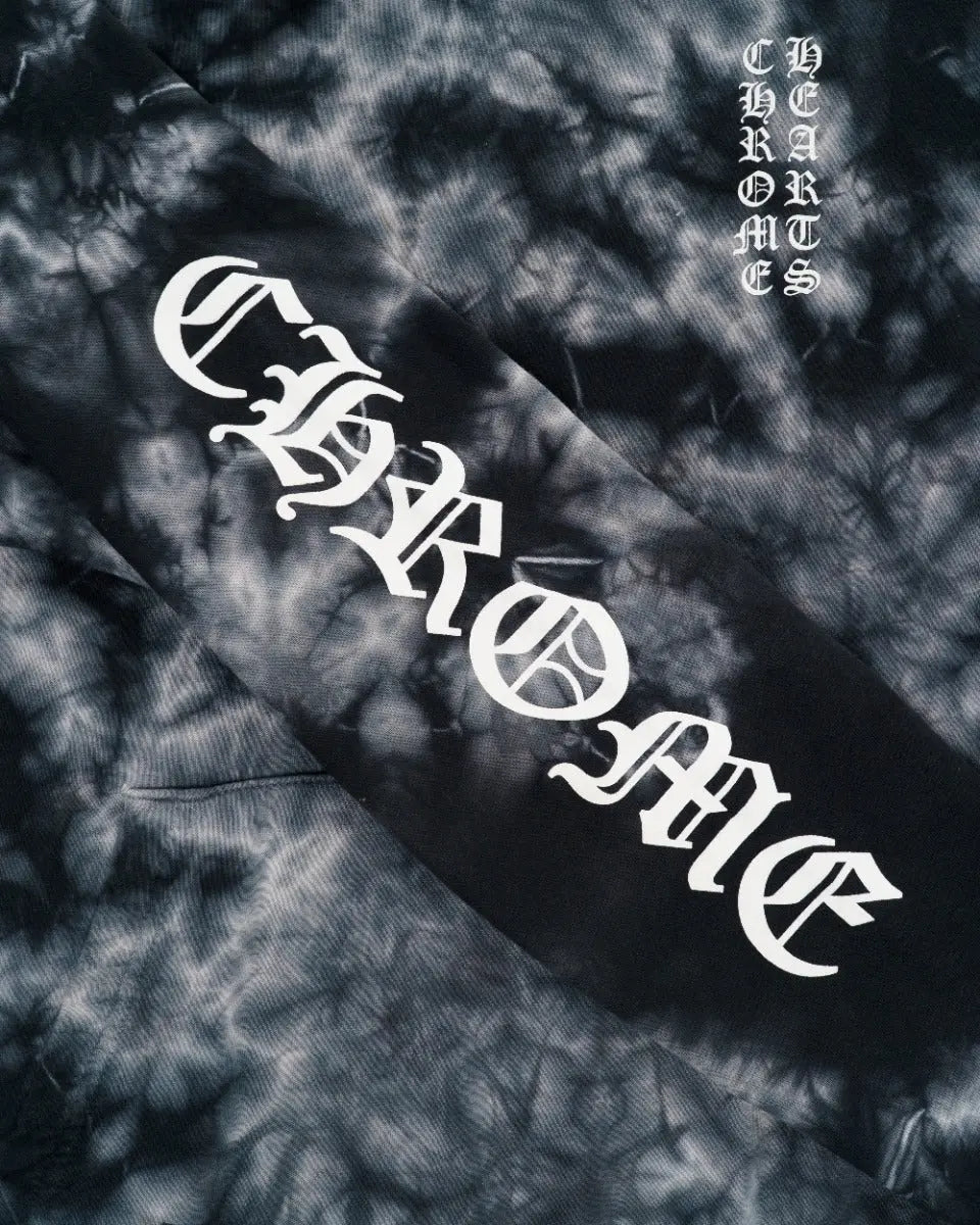 Chrome Hearts Horseshoe tie dye hoodie