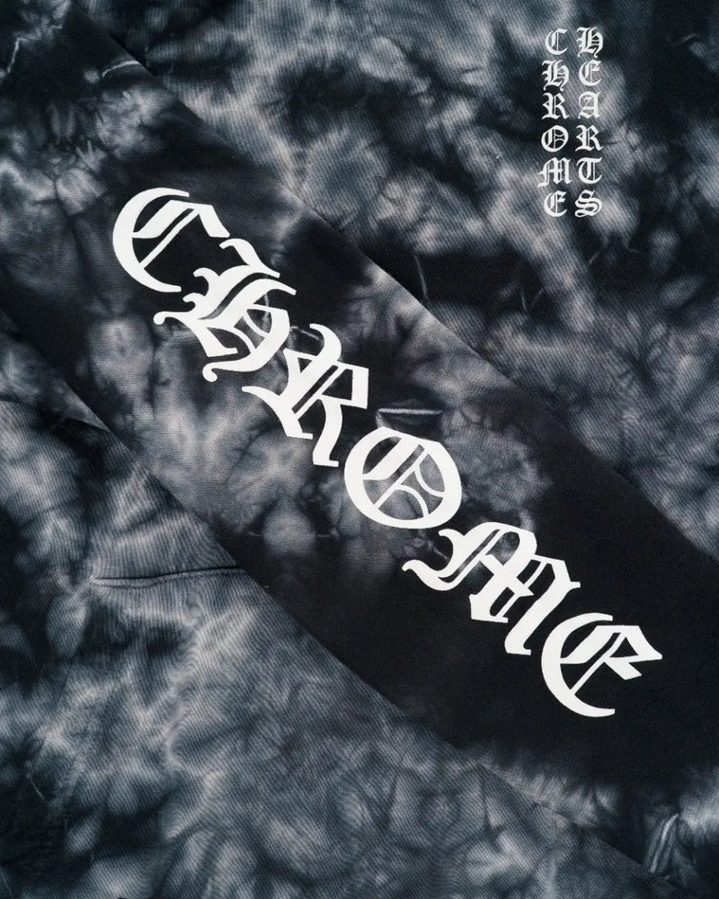 Chrome Hearts Horseshoe tie dye hoodie thumbnail