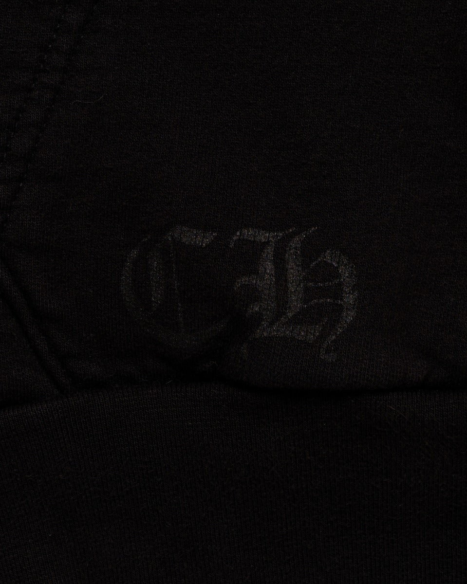 Chrome Hearts London Exclusive Horseshoe logo black hoodie