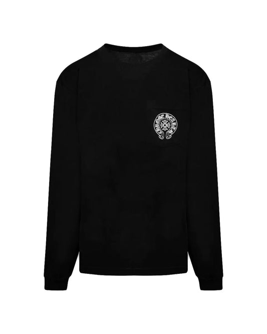 Chrome Hearts Miami exclusive horseshoe logo pocket long sleeve t-shirt Chrome Hearts