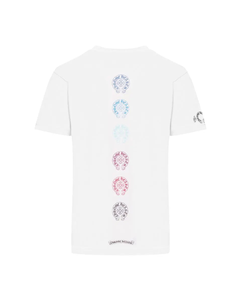 Chrome Hearts multicolor horseshoe logo pocket t-shirt Chrome Hearts